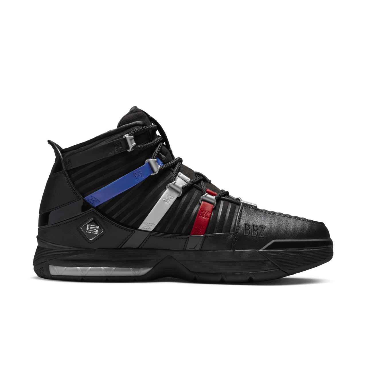 Zoom LeBron 3 Black and University Red DO9354 001 Release Date. Nike SNKRS