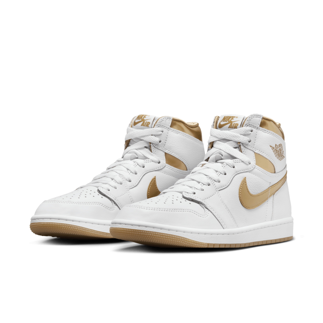 วันเปิดตัว Air Jordan 1 High OG "White and Gold" ผู้หญิง (FD2596-107)