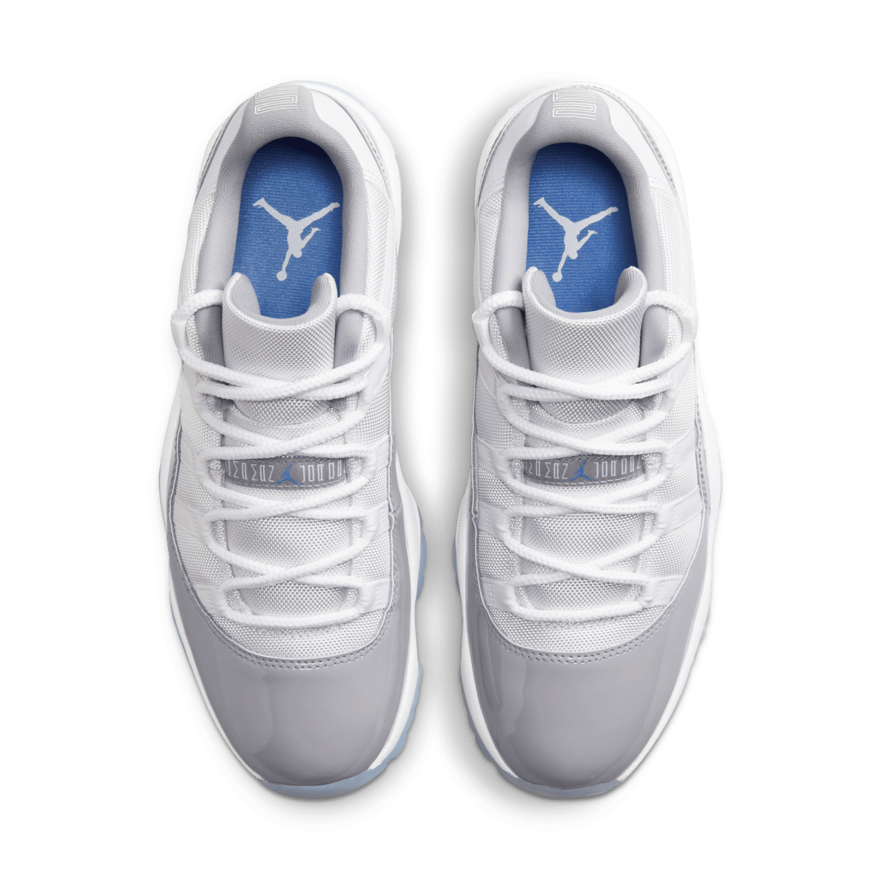 Grey and white jordan 11 hotsell