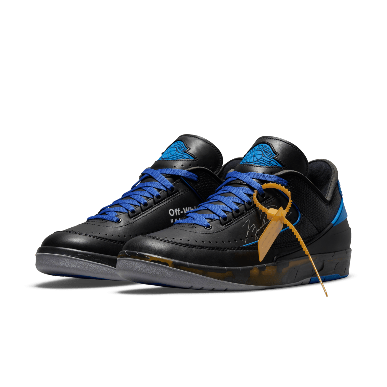 Air Jordan 2 Low x Off-White™️ 'Black and Varsity Royal' (DJ4375-004) Release Date