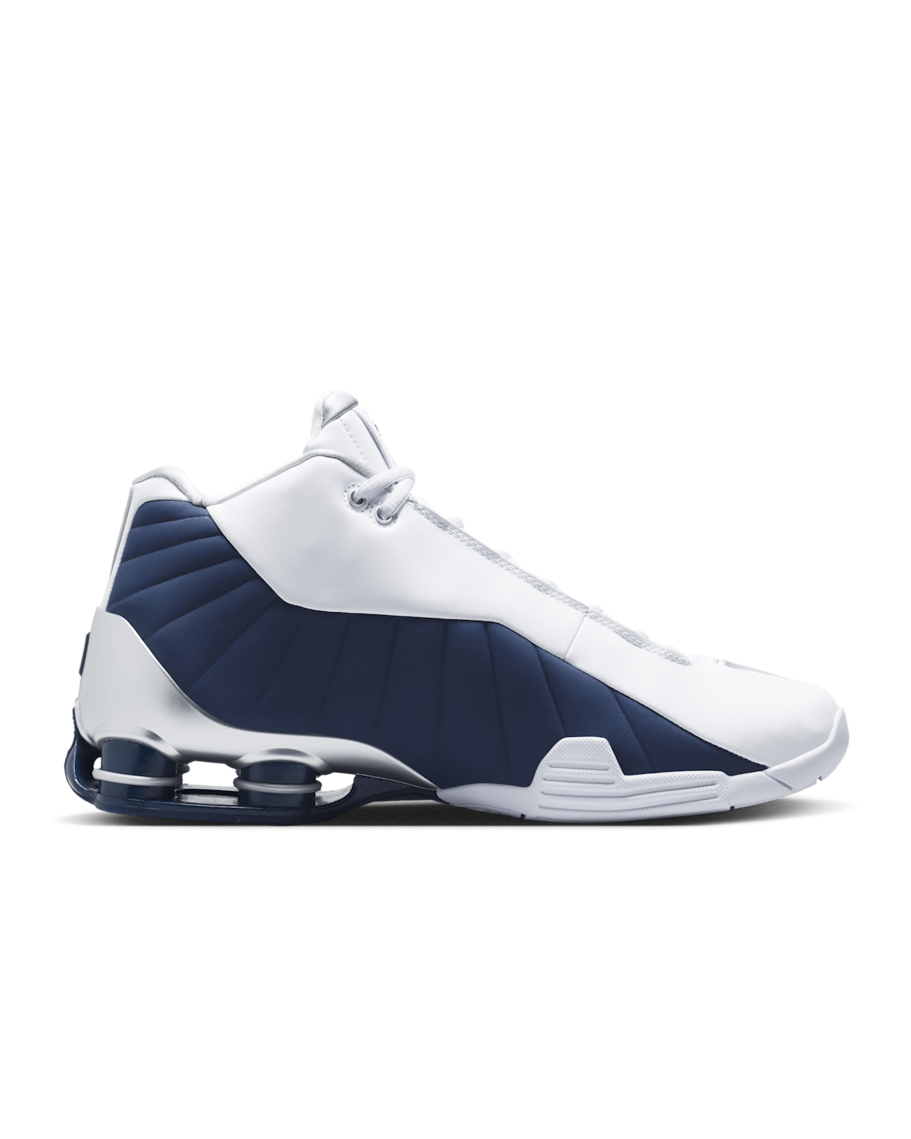 Nike Shox BB4 'White and Midnight Navy (Release Date)