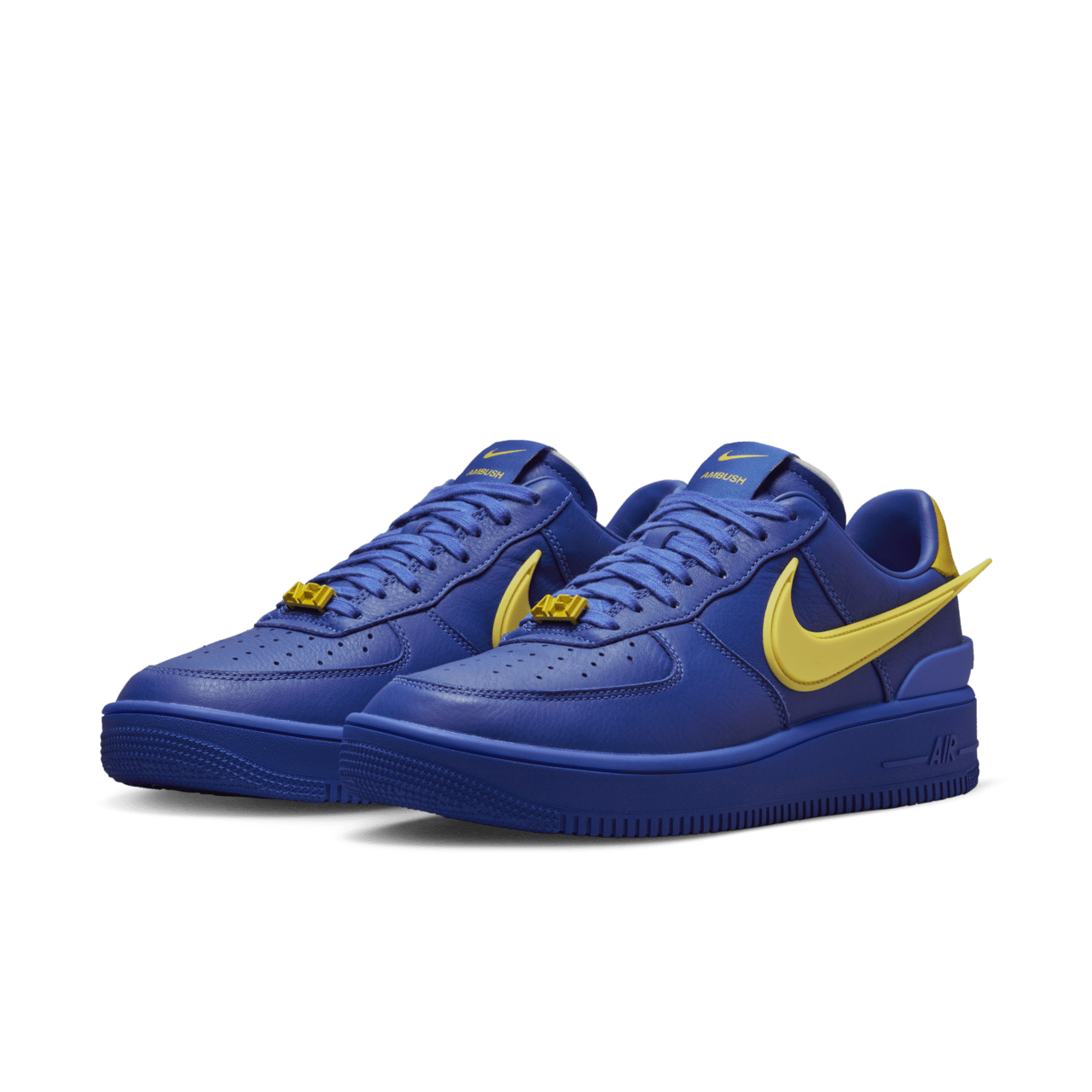 วันเปิดตัว Air Force 1 x Ambush "Game Royal and Vivid Sulfur" (DV3464-400)