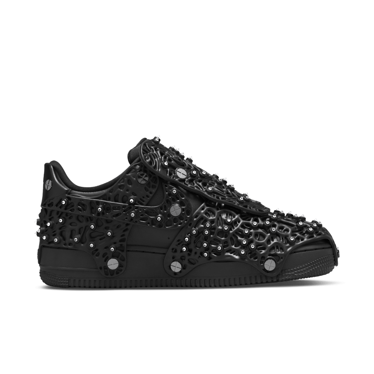 Women’s Air Force 1 with Swarovski® retroreflective crystals 'Triple Black' (CV7668-001) Release Date