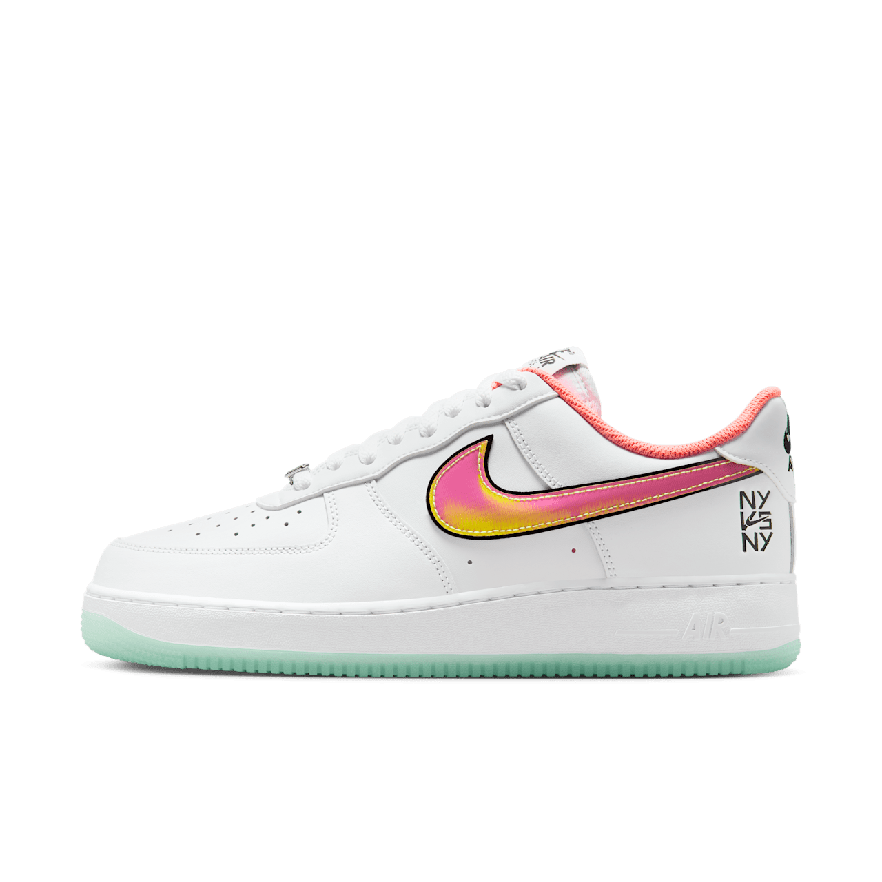 Air Force 1 '07 'NY vs. NY' White and Crimson Pulse (IH4962-100)