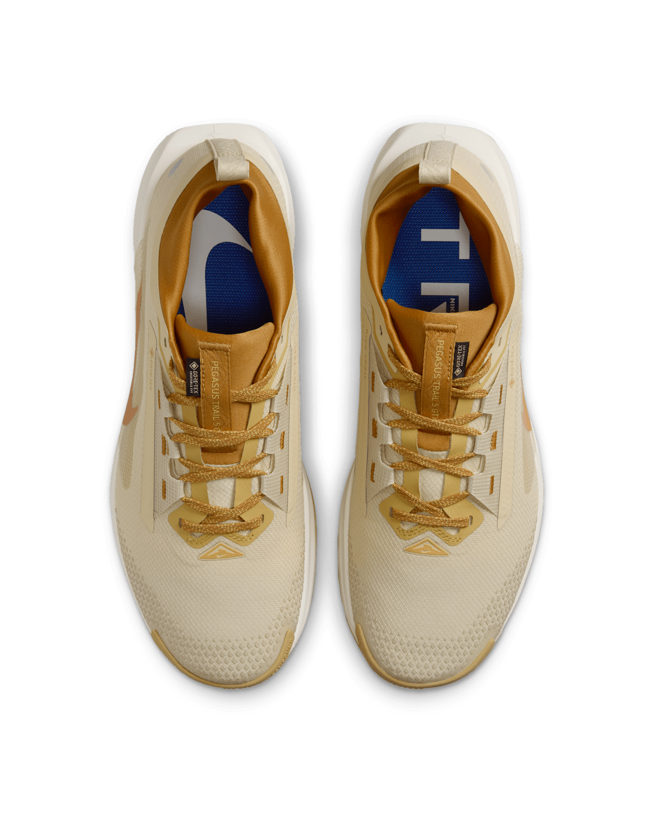 【NIKE公式】ペガサス トレイル 5 GORE-TEX 'Team Gold and Desert Ochre' (HQ7494-700 / REACTX PEGASUS TRAIL 5 GTX SP)