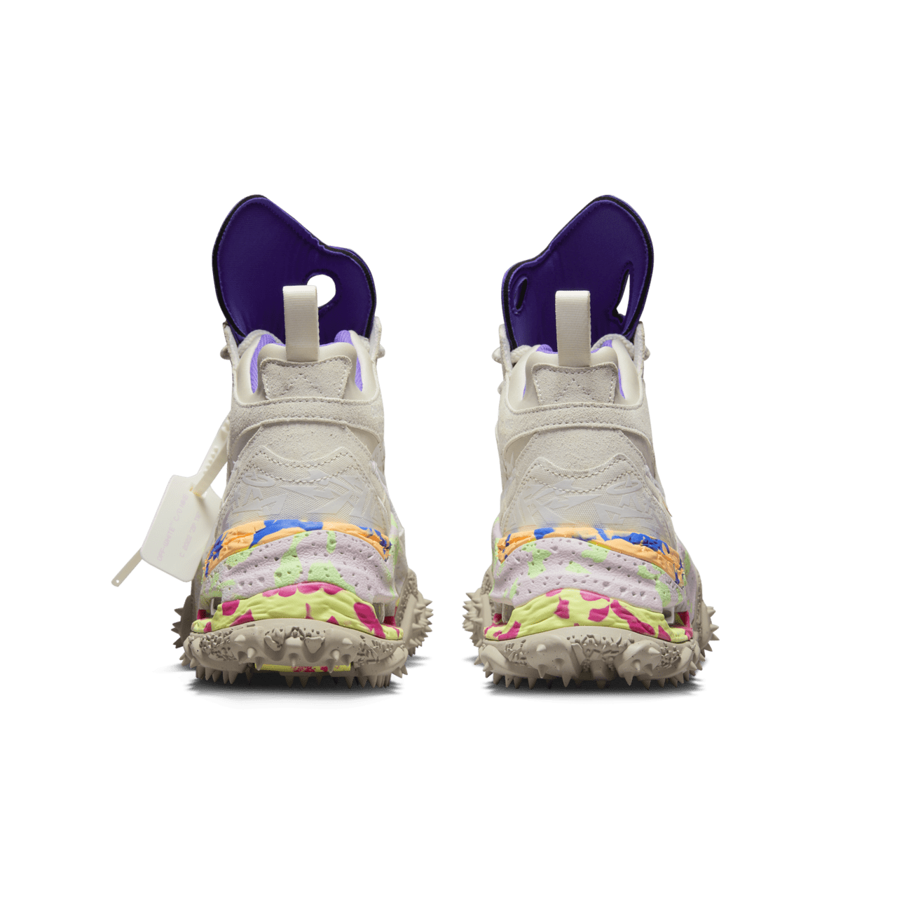 วันเปิดตัว Terra Forma x Off-White™️ "Summit White and PSYCHIC PURPLE" (DQ1615-100)