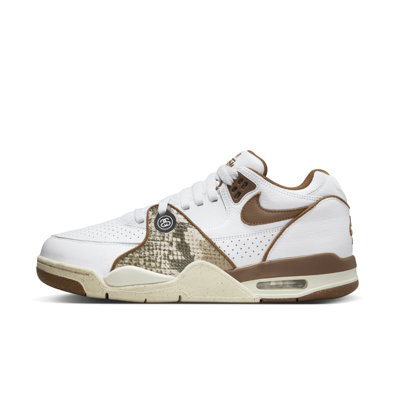 Fecha de lanzamiento del Air Flight '89 Low x Stüssy "White and Pecan" (FD6475-100)