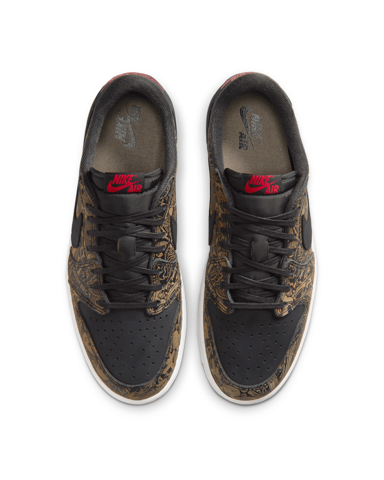Fecha de lanzamiento de los Air Jordan 1 Low OG "Laser" "Black and Varsity Red" (IV6750-001)