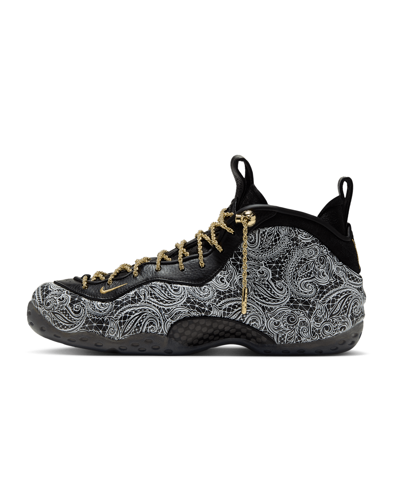 Air Foamposite One x Victor Solomon 'Black and Metallic Gold' (IR2077-001) Release Date