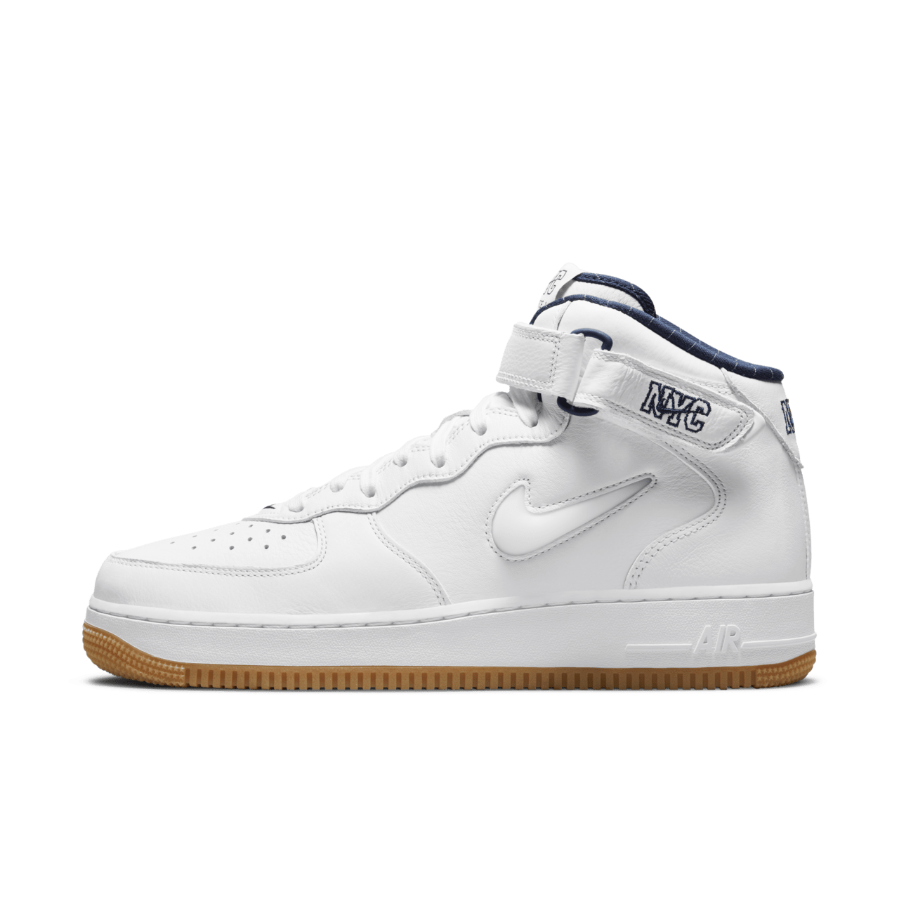 Fecha de lanzamiento de las Air Force 1 Mid Jewel "NYC Midnight Navy"