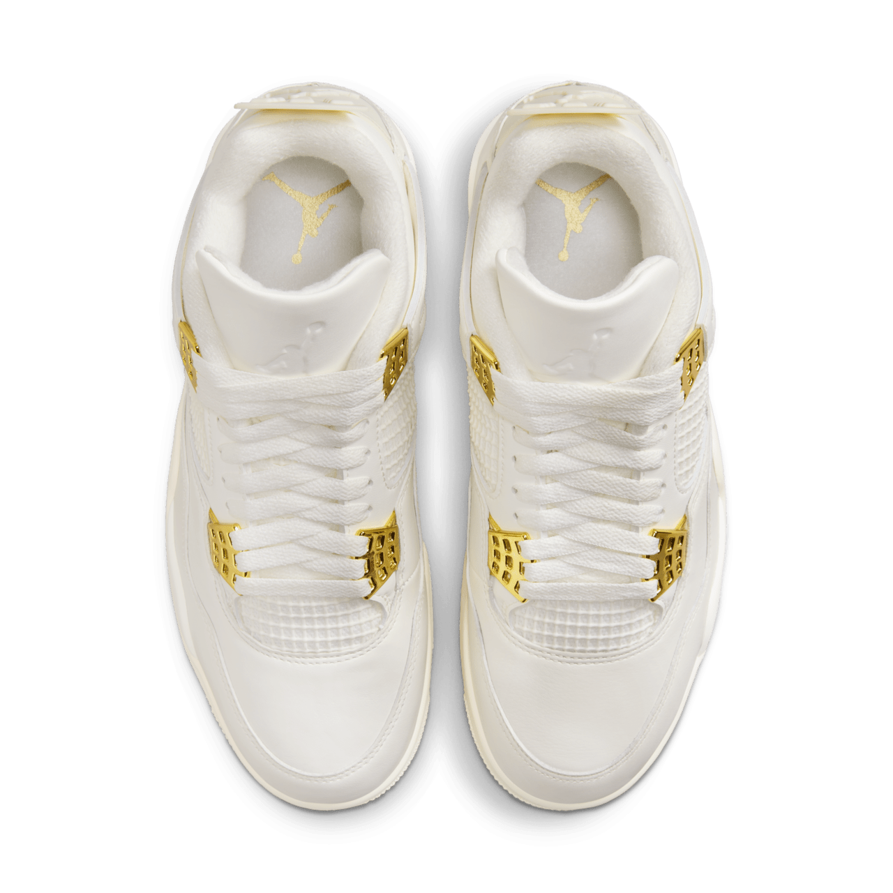 วันเปิดตัว Air Jordan 4 "White & Gold" ผู้หญิง (AQ9129-170)