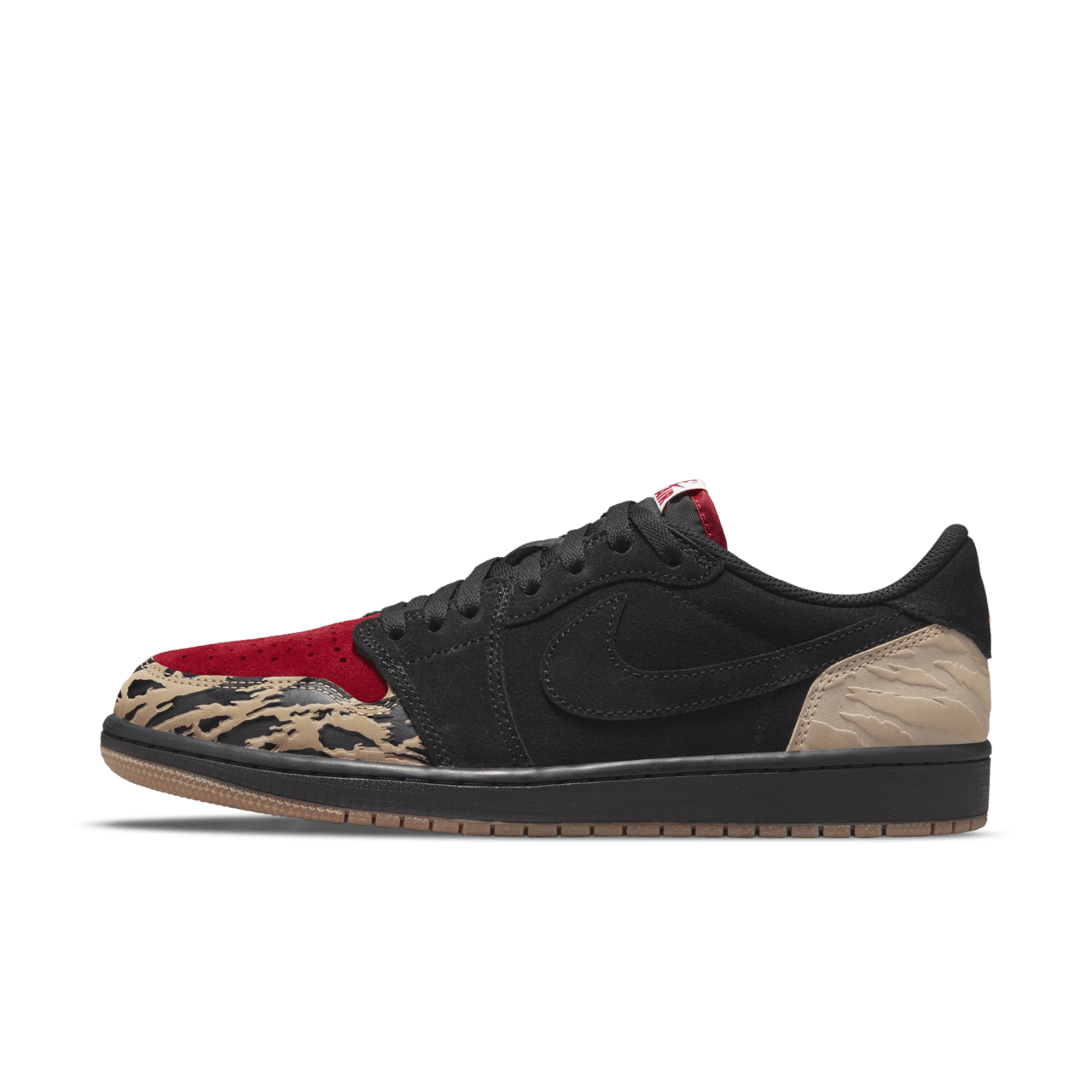 Air Jordan 1 Low x SoleFly „Fekete és Sport Red” (DN3400-001) – megjelenési dátum