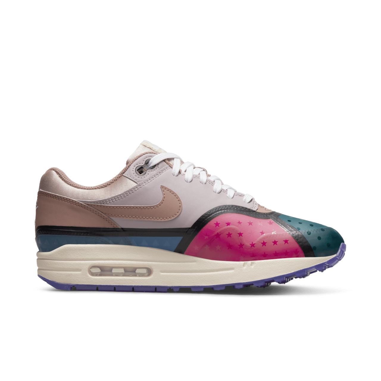 Women s Air Max 1 Plum Fog and Fossil Rose DV2301 501 Release Date. Nike SNKRS