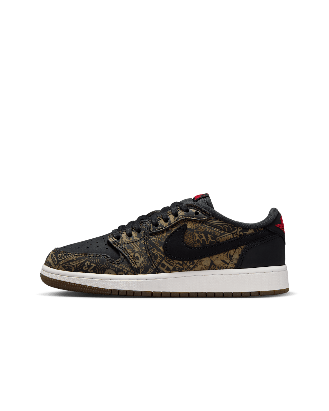 Air Jordan 1 Low OG "Laser" 'Black and Varsity Red' (IV6750-001) Release Date
