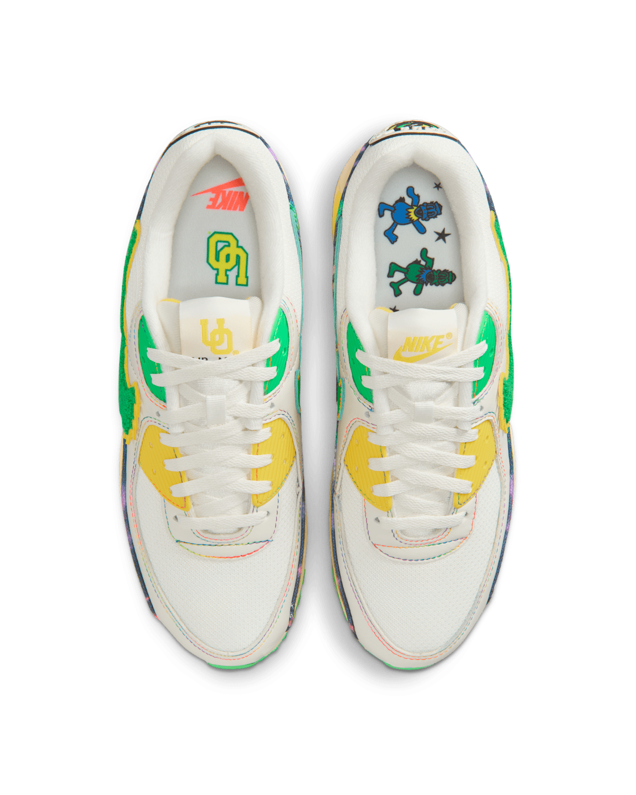 Air Max 90 x University of Oregon x Grateful Dead 'Green Shock and Yellow Strike' (IM2511-100) Release Date