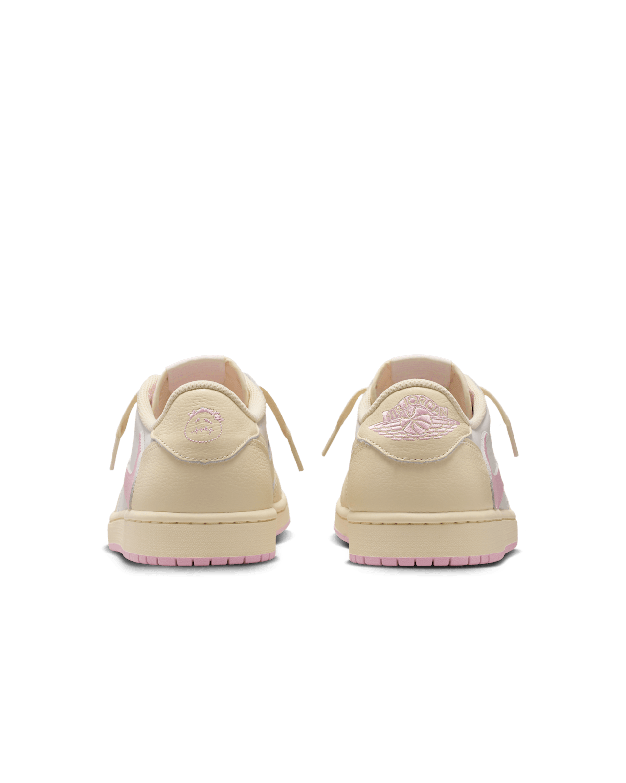 Releasedatum för Air Jordan 1 Low x Travis Scott "Muslin and Shy Pink" (IQ7604-100)