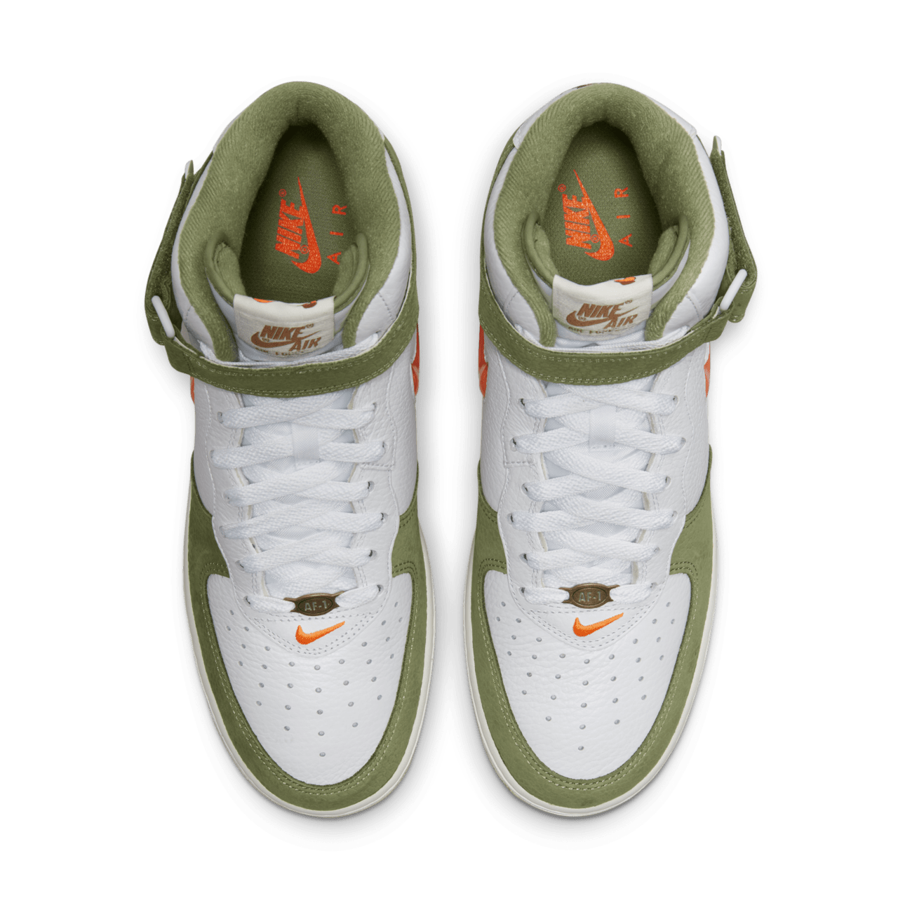 Air Force 1 Mid 'Olive Green and Total Orange' (DQ3505-100) Release Date