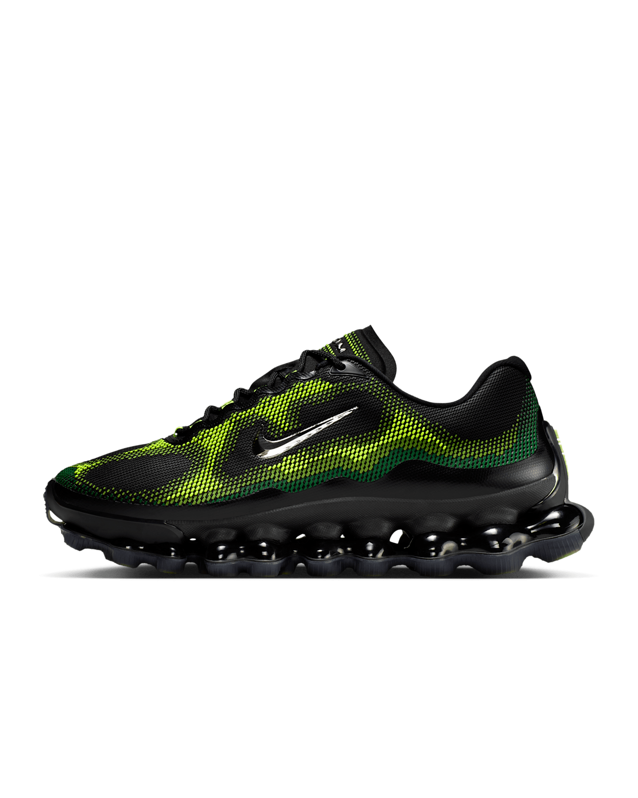 Nike エア リキッド マックス ブラック/グリーン 2026年発売予定】ナイキ エア リキッド マックス ブラック/クローム