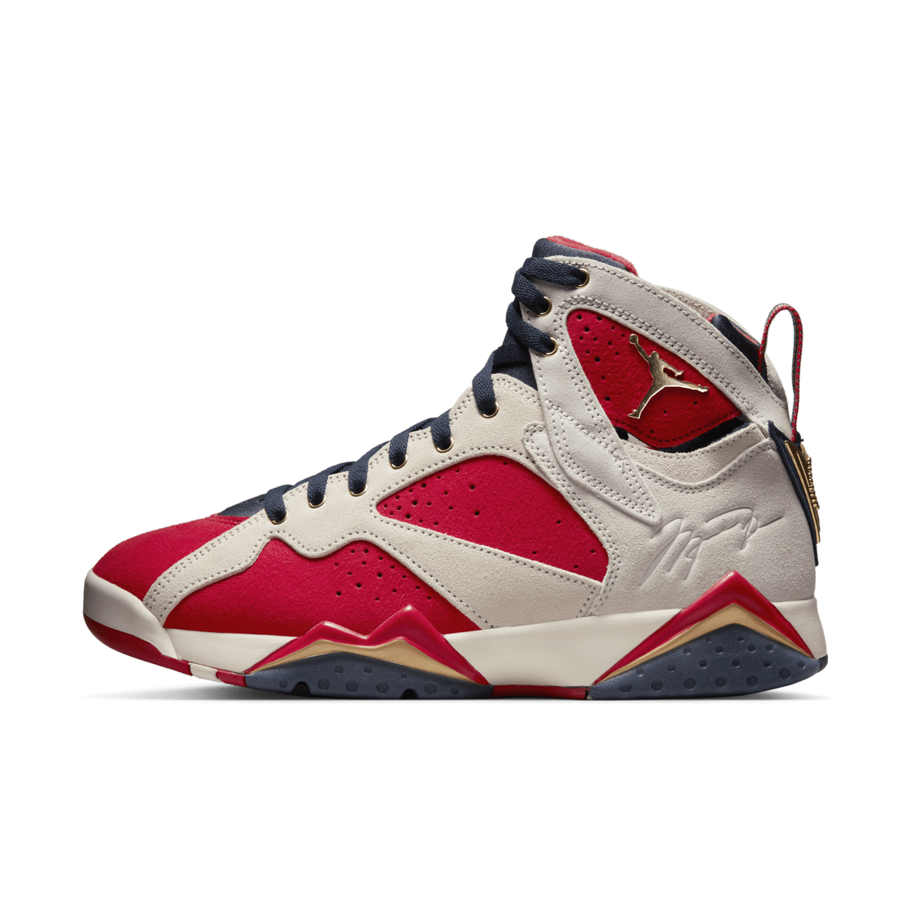 Fecha de lanzamiento de los Air Jordan 7 x Trophy Room 'True Red and Obsidian' (DM1195-474)