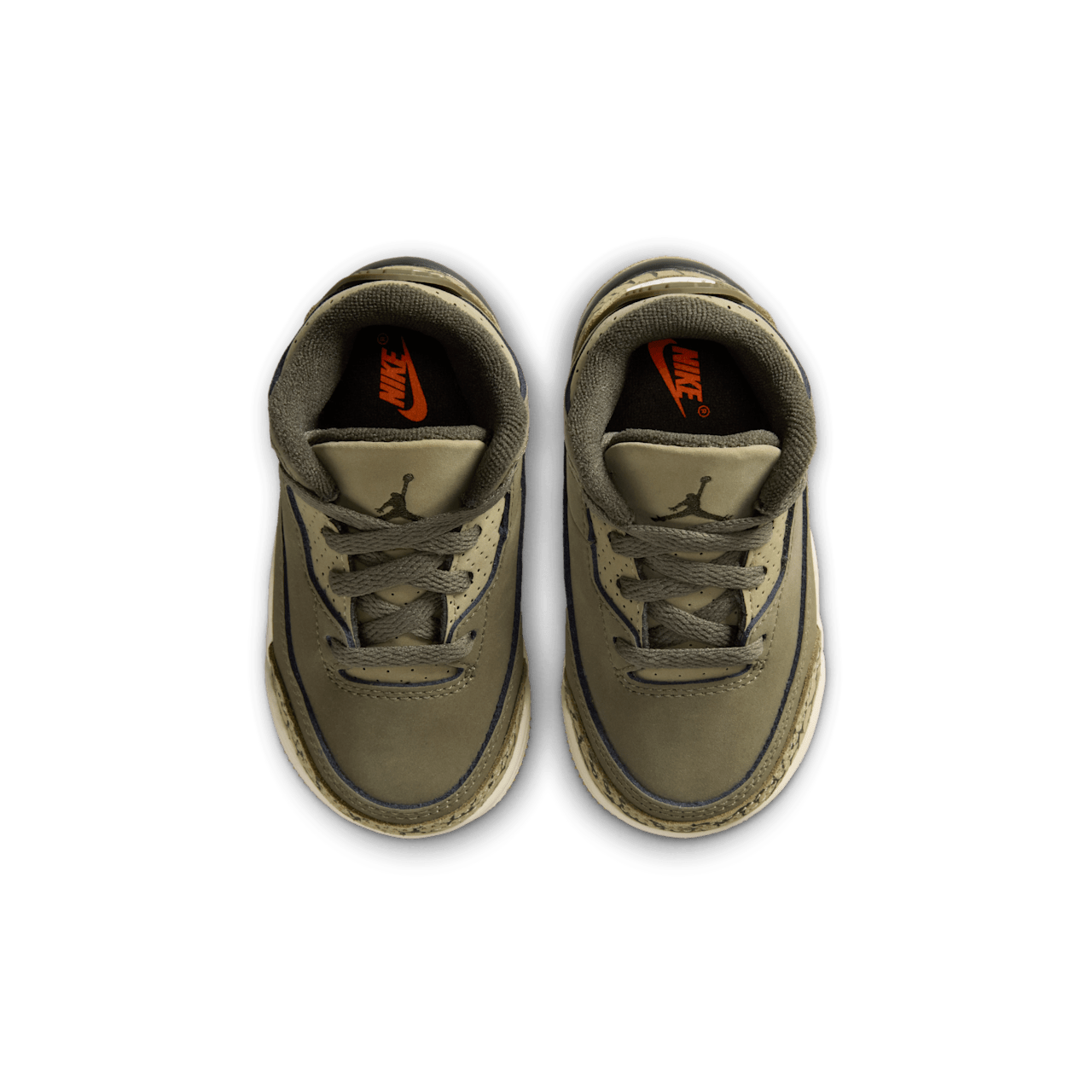 Toddler Jordan 3 'Medium Olive' (DM0968-202)