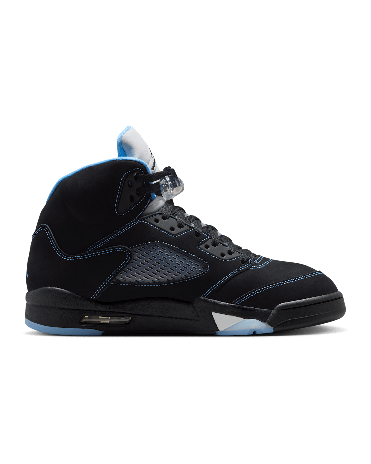 Date de sortie de la Air Jordan 5 Black Carolina "Black and University Blue" (DD0587-008)