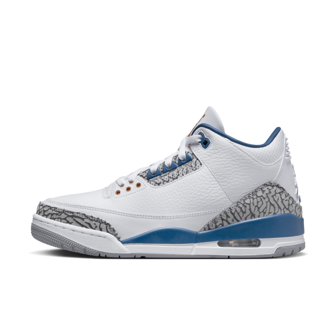 วันเปิดตัว Air Jordan 3 "White and True Blue" (CT8532-148)