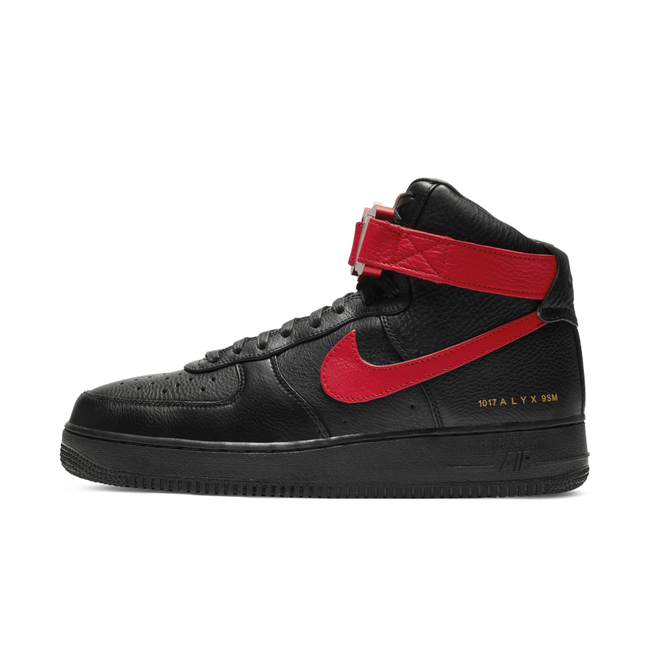 Ημερομηνία κυκλοφορίας του Air Force 1 x Alyx "Black and University Red" (CQ4018-004)