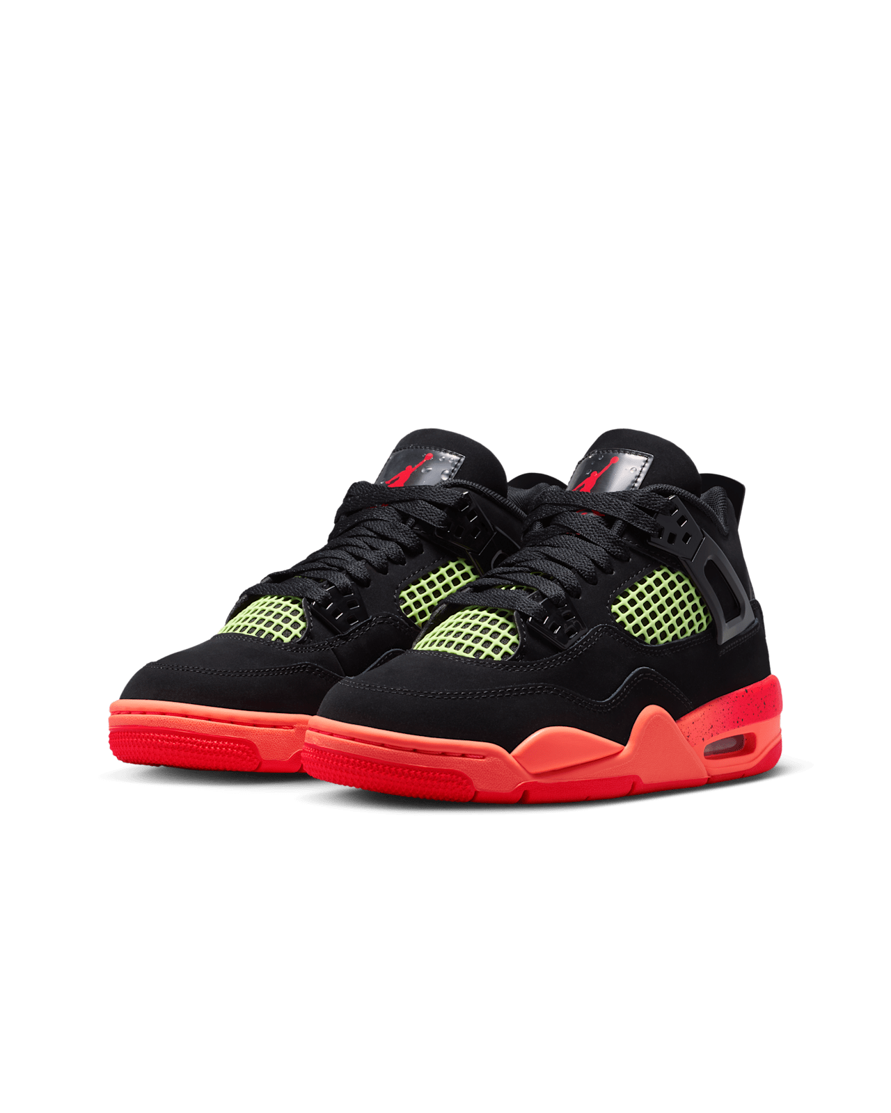 【NIKE公式】ジュニア エア ジョーダン 4 'Black and Bright Mango' (II1271-001) 発売日