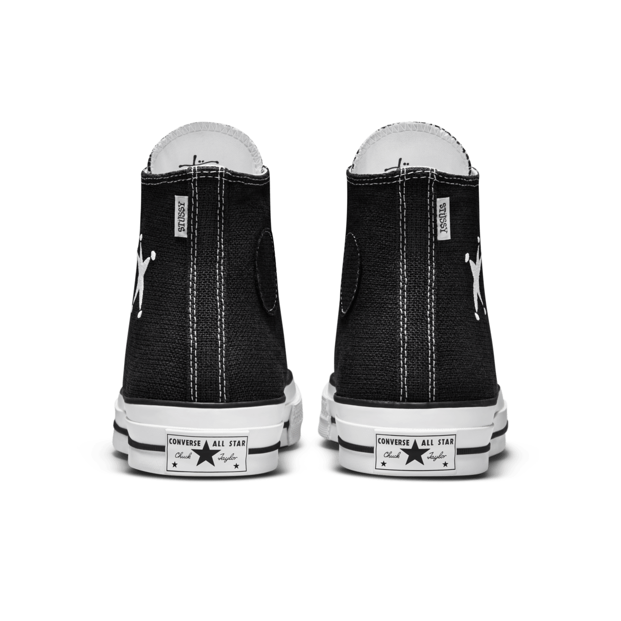 靴 Converse Stussy x CT70 Hi 'Black' The Stussy x Converse Chuck 70 Hi Black is Restocking