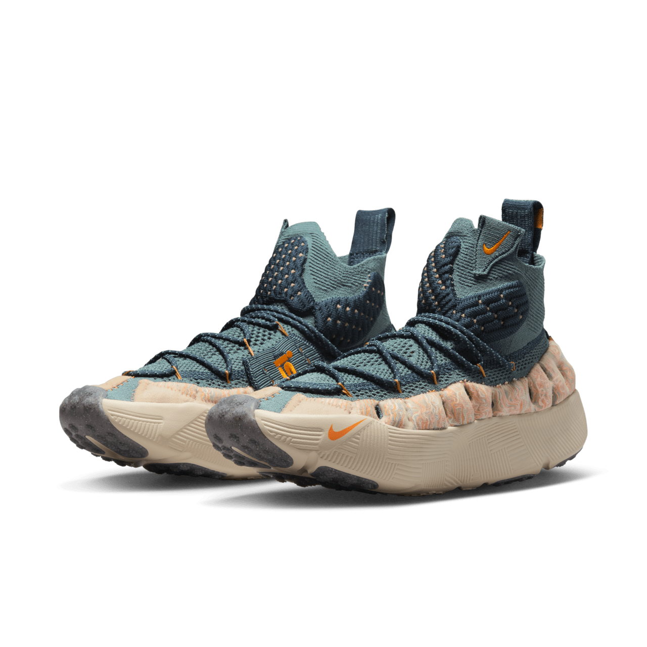 วันเปิดตัว Nike ISPA Sense Flyknit "Mineral Slate and Magma Orange" (CW3203-300)