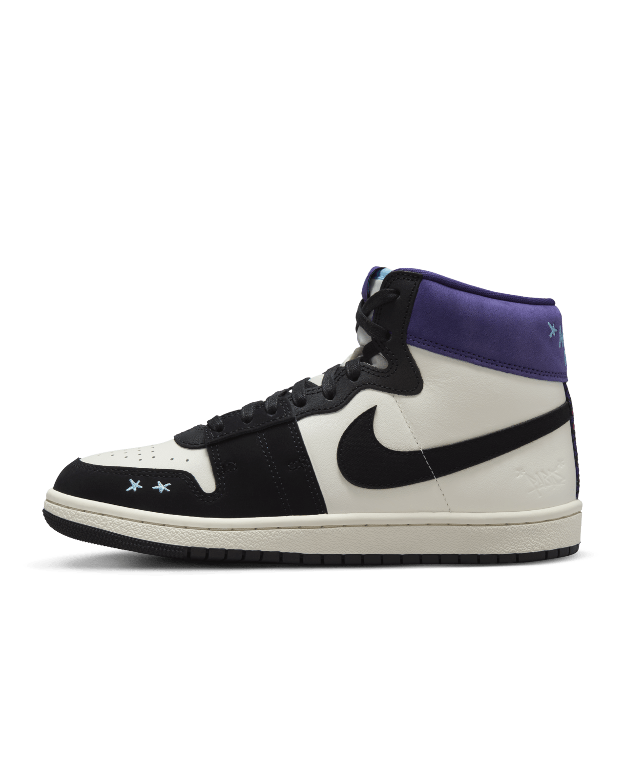 Fecha de lanzamiento de las Jordan Air Ship SP x Opium "Black and Court Purple" (FQ8281-100)