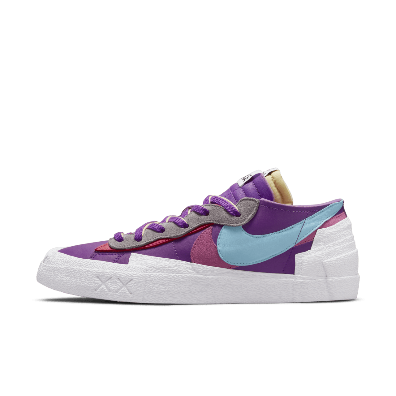 วันเปิดตัว sacai x KAWS Blazer Low “Purple Dusk” (DM7901-500)