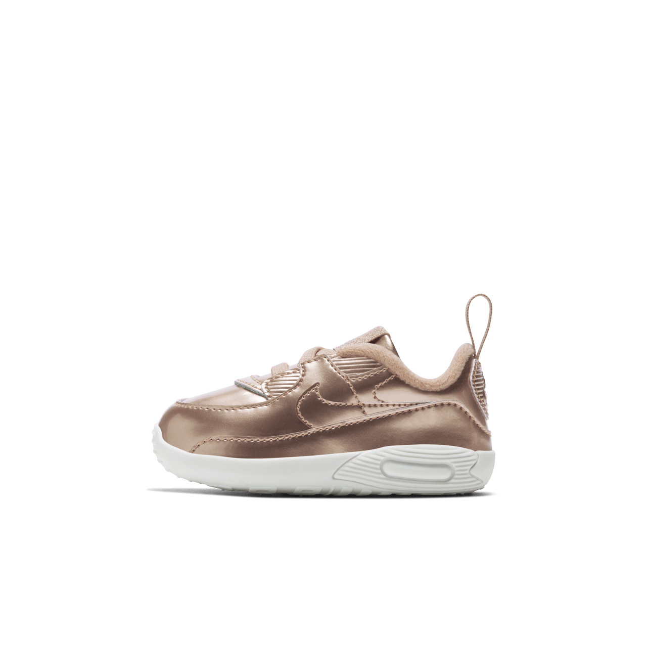 Nike metallic sneakers rose gold best sale