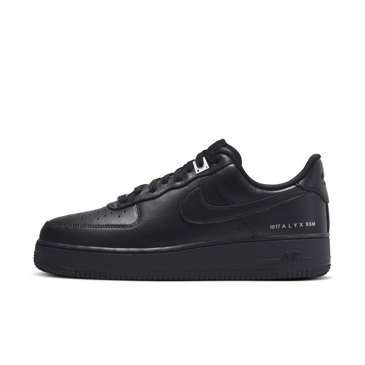 Black af1 with white swoosh on sale