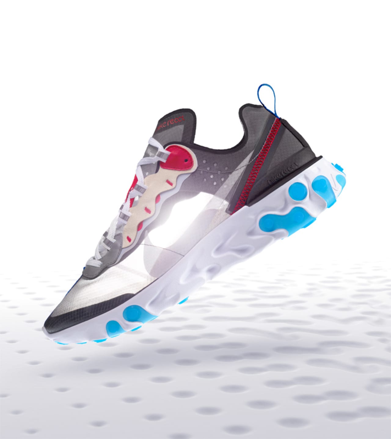 Nike React Element 87 'Pure Platinum & Photo Blue' Release Date