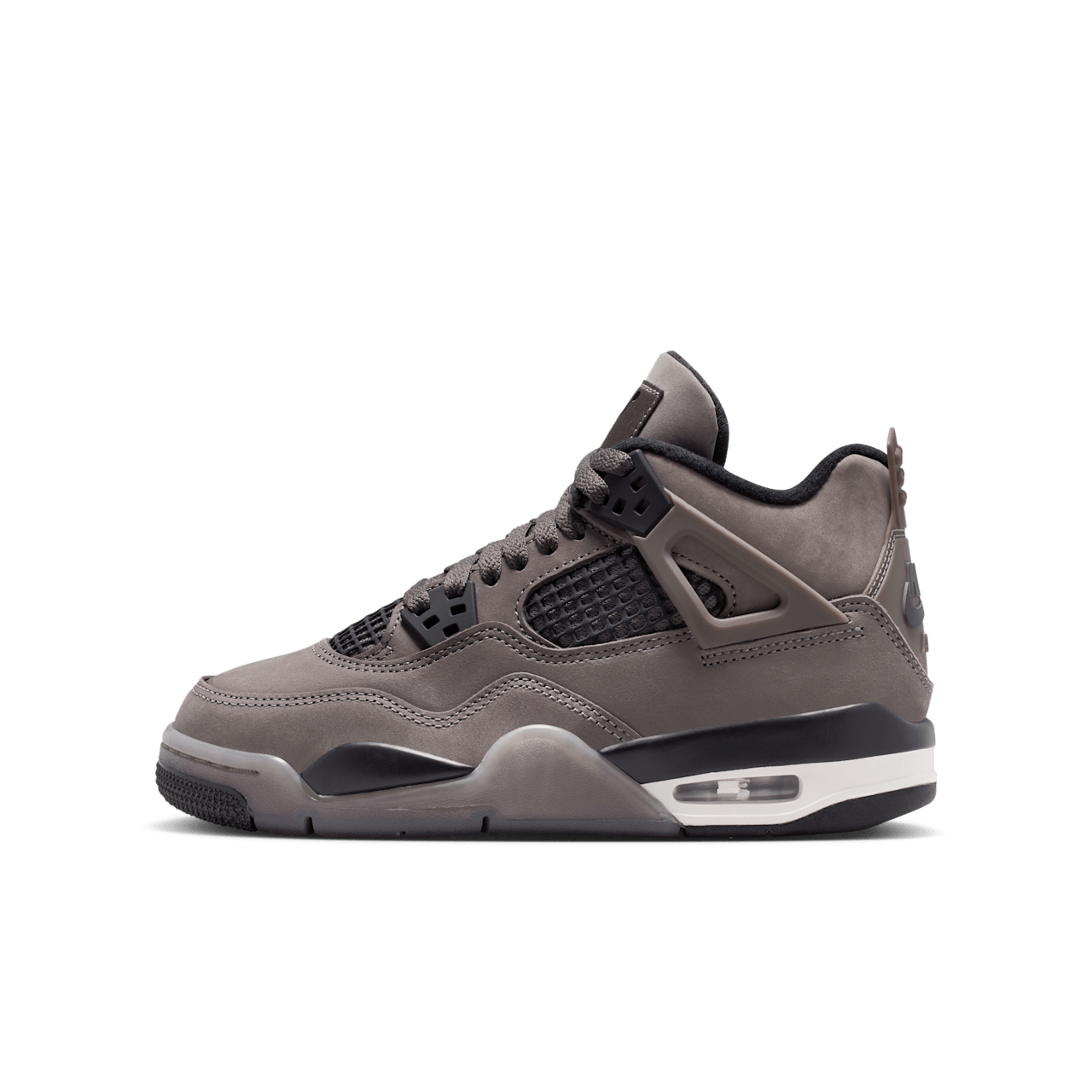 Big Kids' Air Jordan 4 'Cave Stone and Black' (IB4171-200)