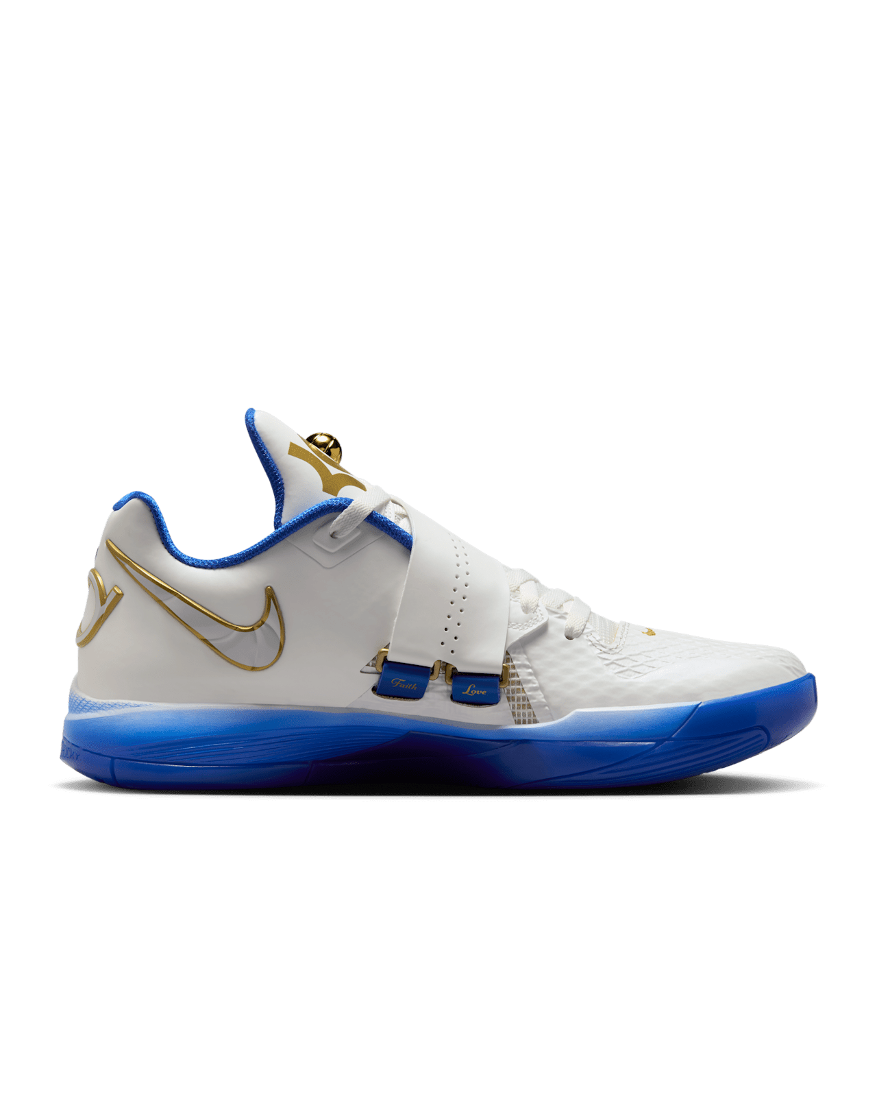 Zoom KD 4 'The Real MVP' Summit White and Metallic Gold (IB3546-100)