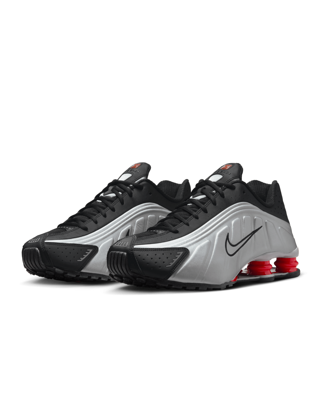 Shox R4 Black and Metallic Silver BV1111 008 Release Date. Nike SNKRS