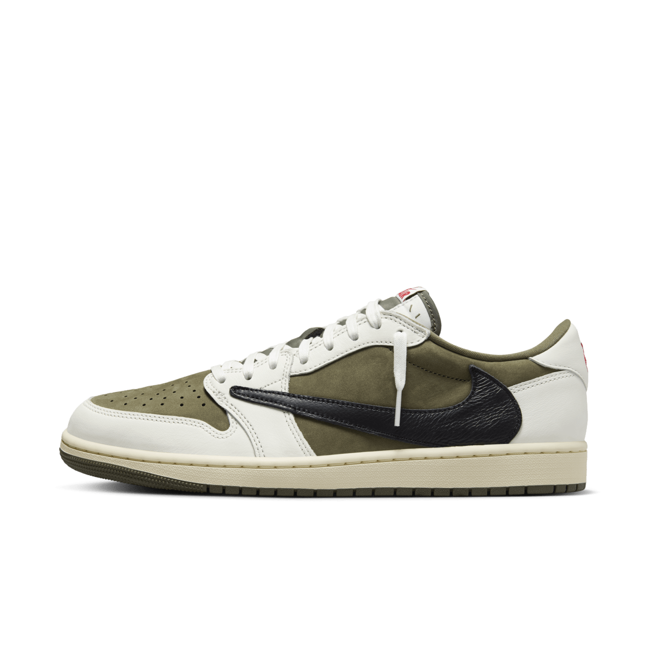 วันเปิดตัว Air Jordan 1 Low x Travis Scott "Reverse Olive" (DM7866-200)