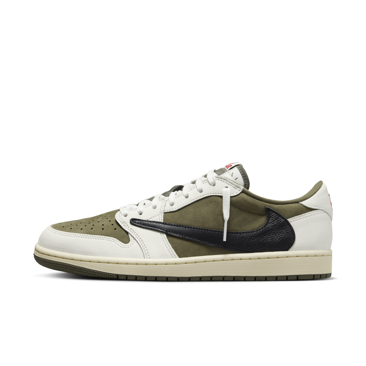 Air Jordan 1 低筒鞋x Travis Scott 'Reverse Olive' (DM7866-200 Air Jordan 1 低筒鞋x Travis Scott 'Reverse Olive' (DM7866-200