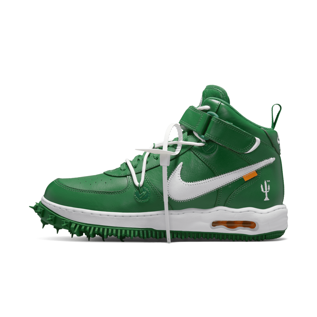 Fecha de lanzamiento del Air Force 1 Mid x Off-White™ "Pine Green" (DR0500-300)