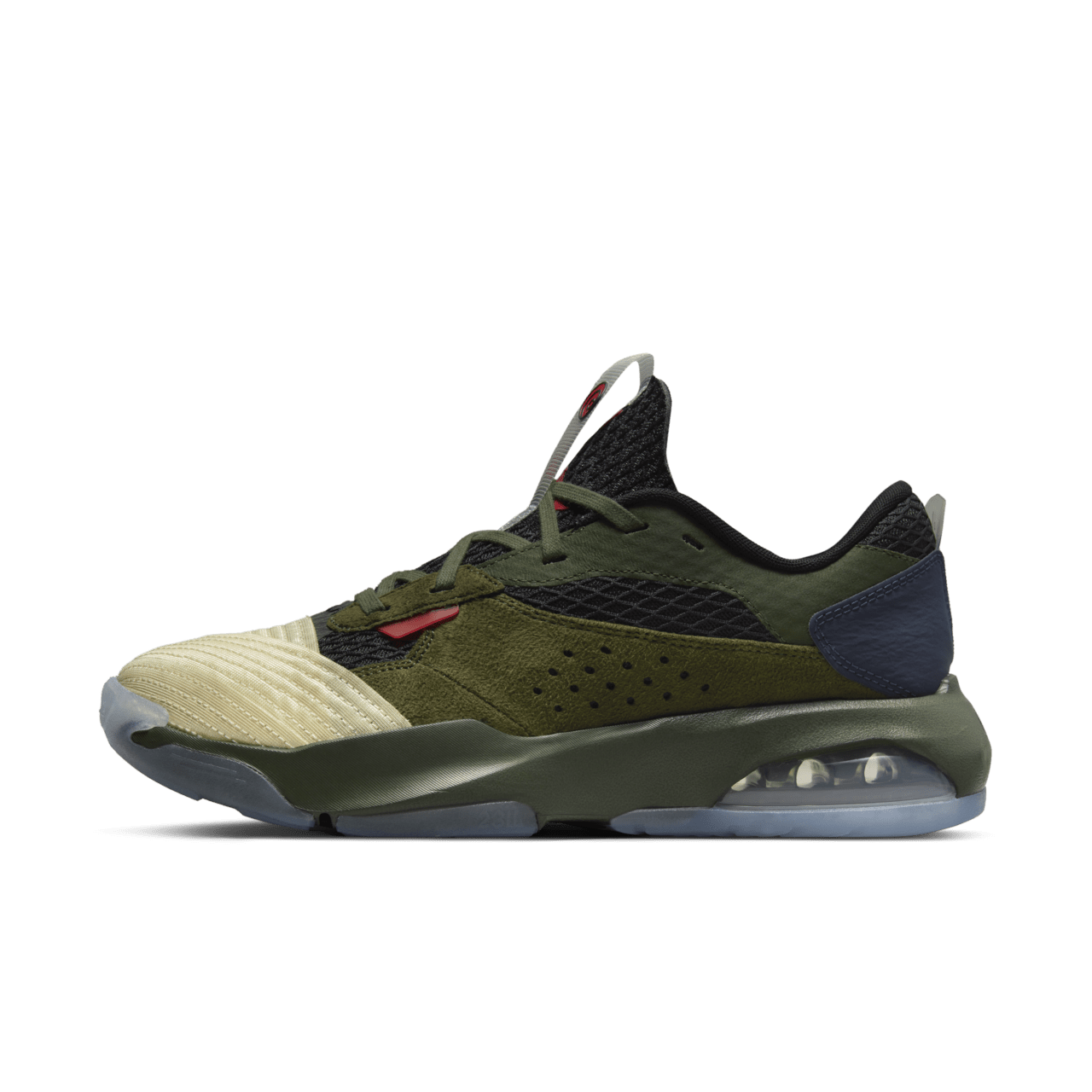 Fecha de lanzamiento del Jordan Air 200E "Carbon Green and University Red" (DQ6385-360)