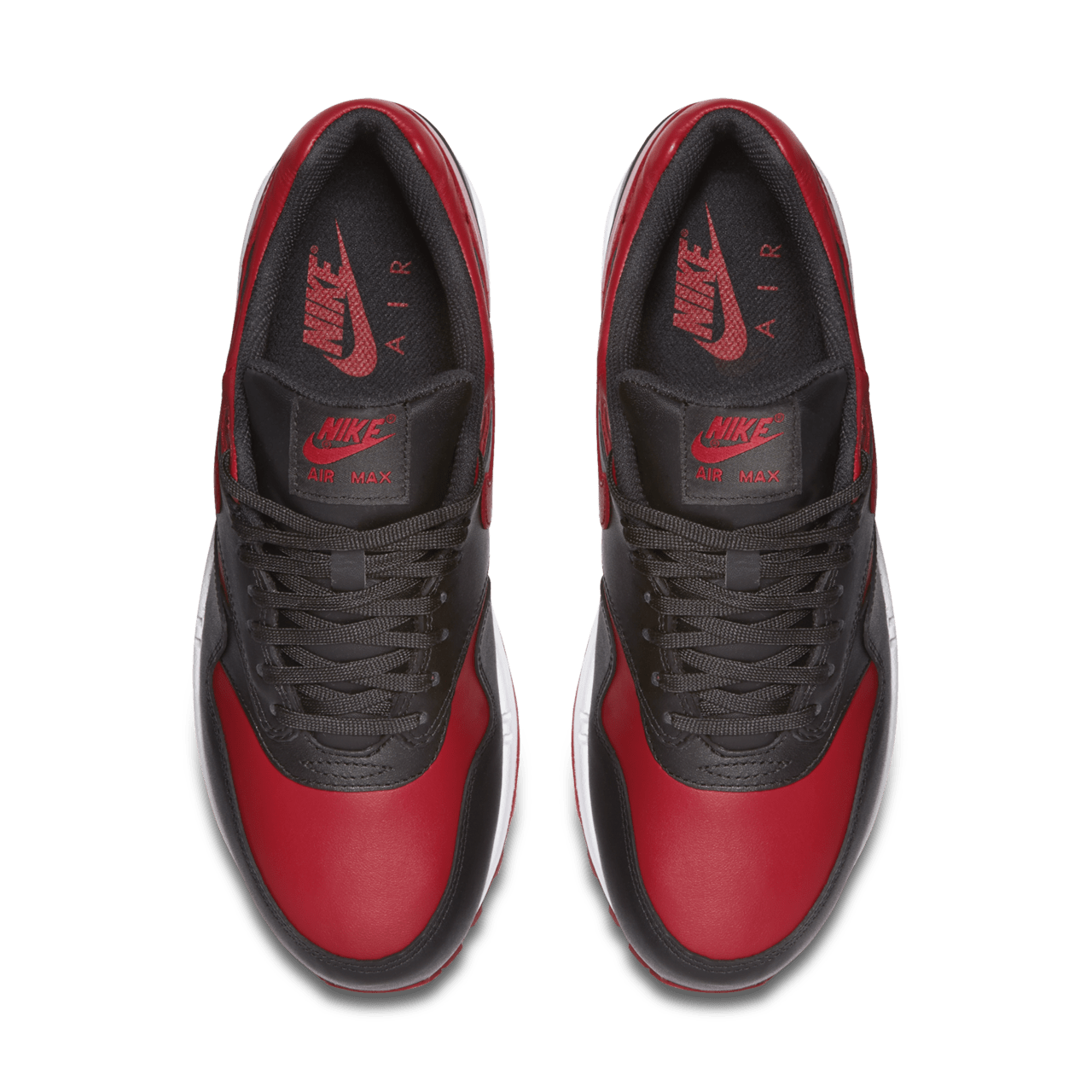 Nike air max 1 rouge noir best sale