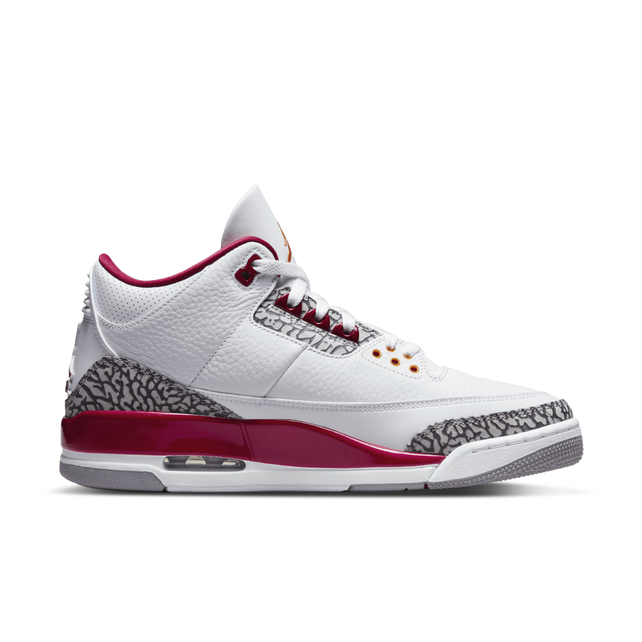 วันเปิดตัว Air Jordan 3 “Cardinal Red” (CT8532-126)