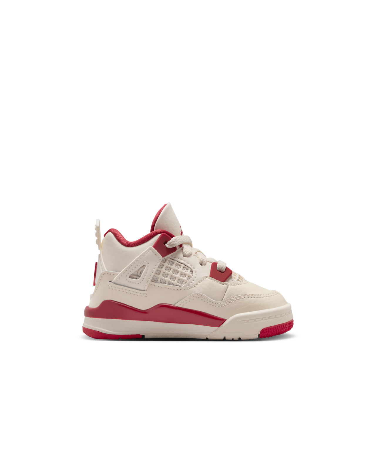 Toddler Jordan 4 'Pale Ivory and Tough Red' (HV4384-108)