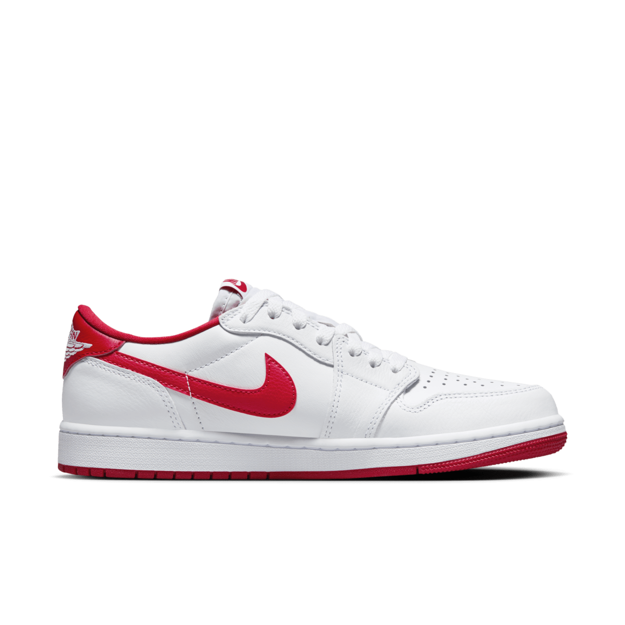 วันเปิดตัว Air Jordan 1 Low OG "White/Red" (CZ0790-161)