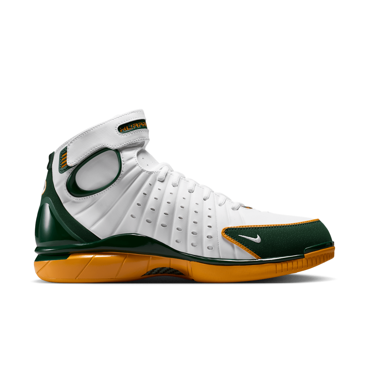 Date de sortie de la Air Zoom Huarache 2K4 Sue Bird "Deep Forest and White" (IW1884-100)