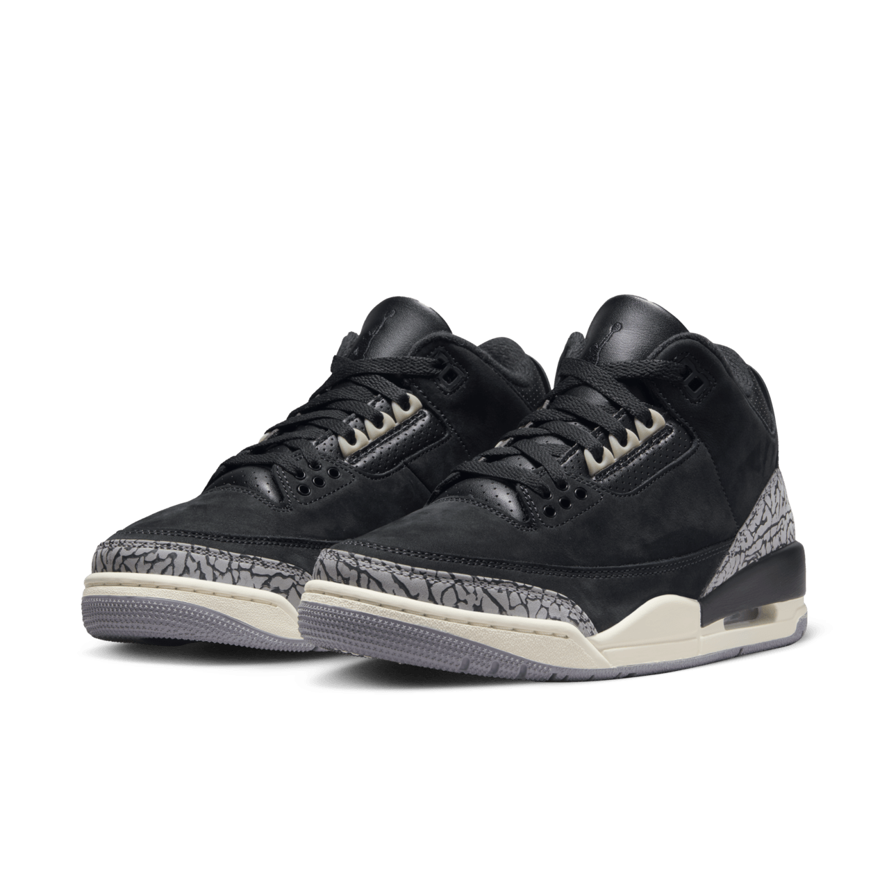 Air jordan retro 3 noir on sale