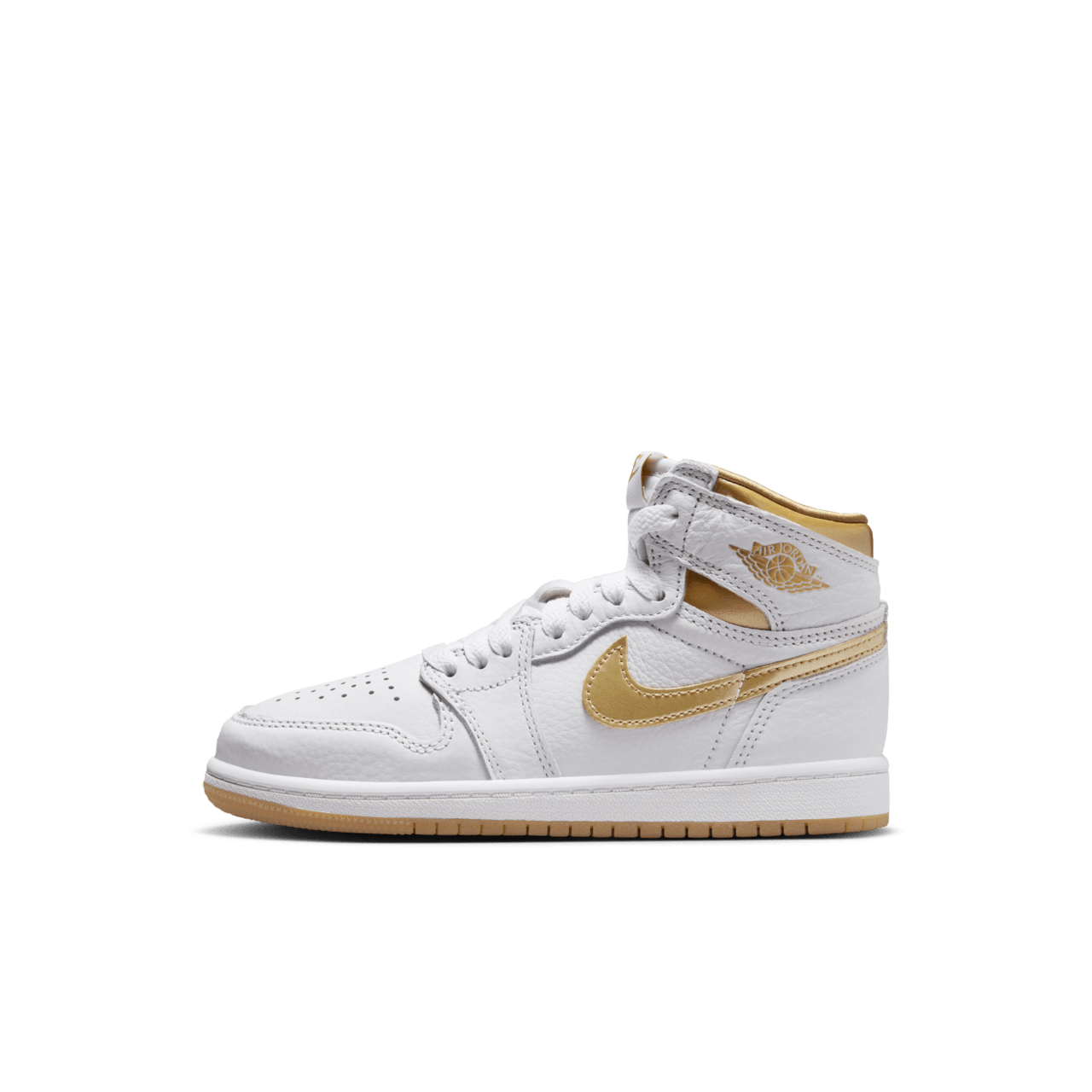 วันเปิดตัว Air Jordan 1 High OG "White and Gold" ผู้หญิง (FD2596-107)