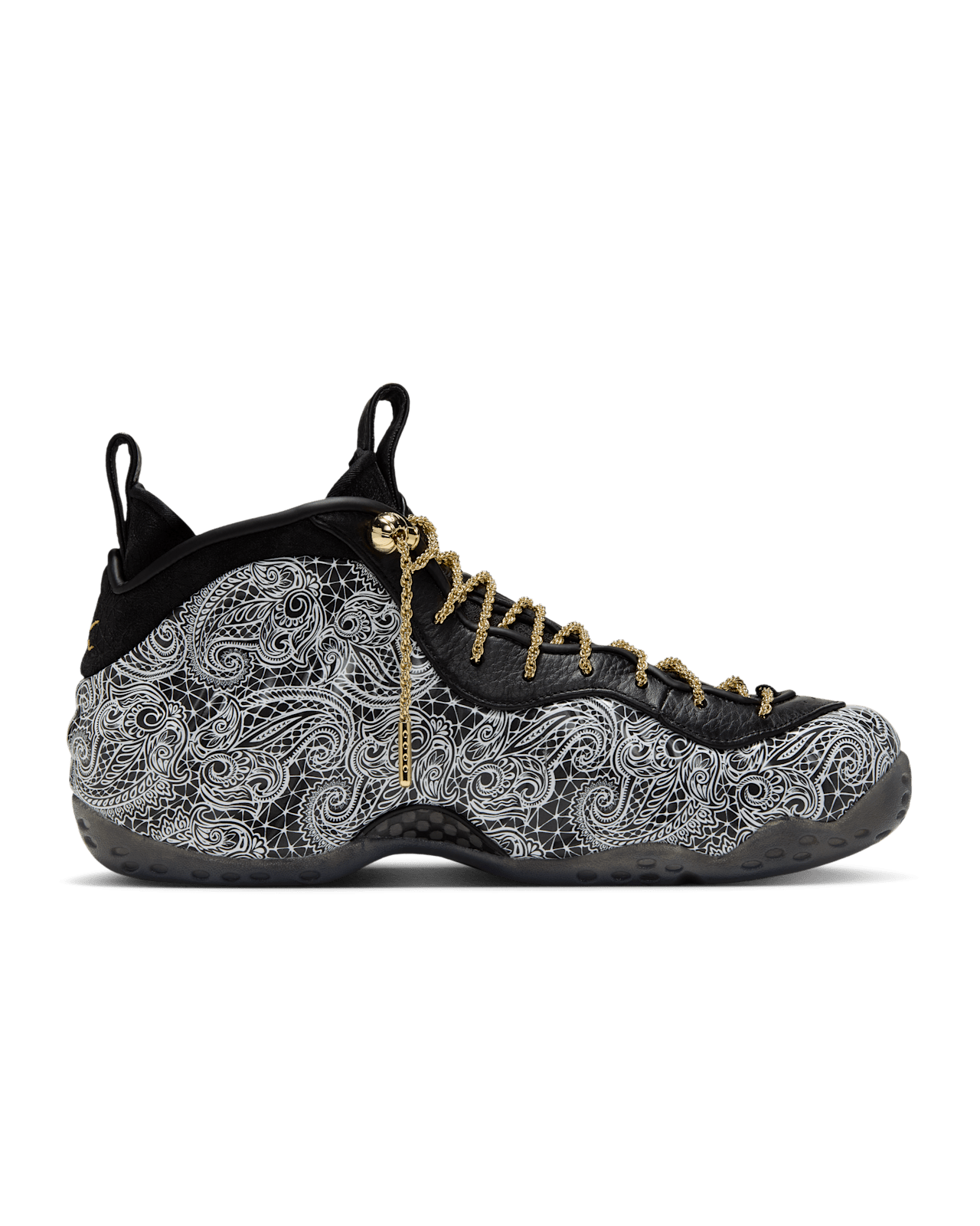 Air Foamposite One x Victor Solomon 'Black and Metallic Gold' (IR2077-001) Release Date